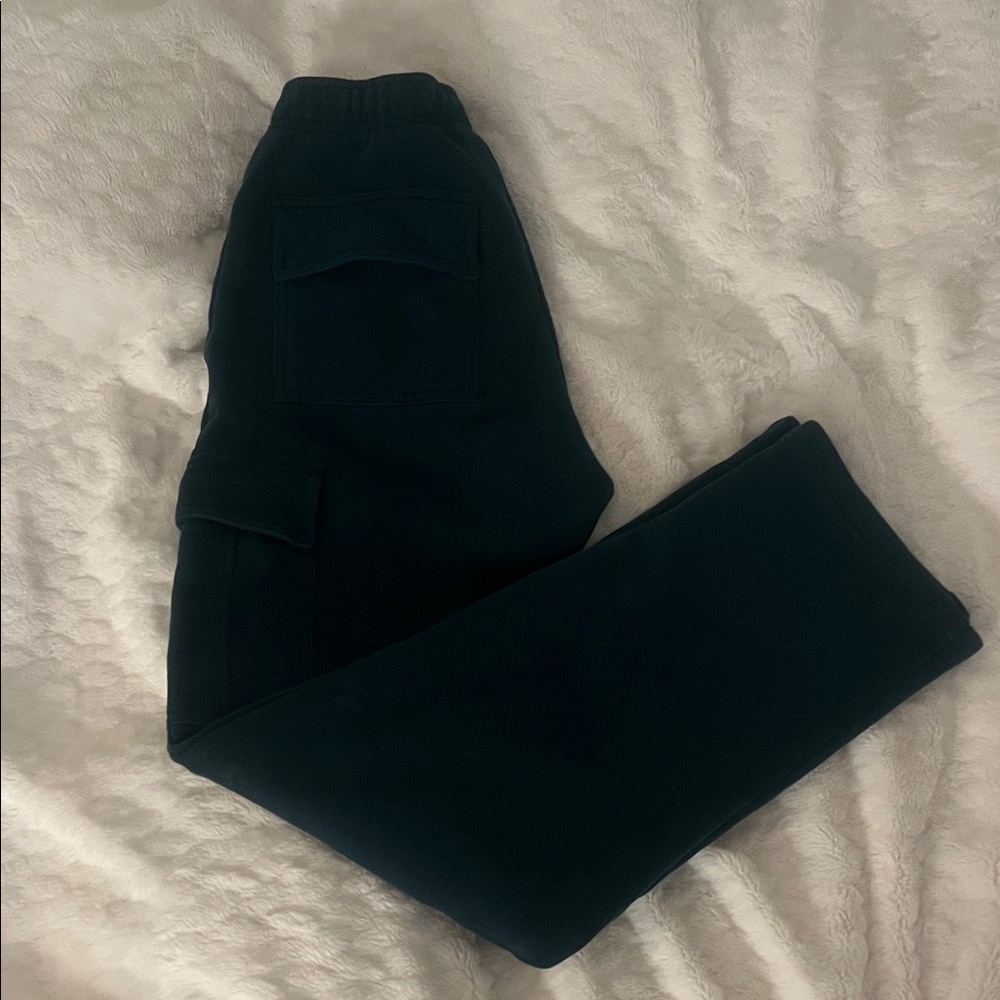 TNA Mega Cozy Fleece Cargo Sweatpants
“Pandora Green”